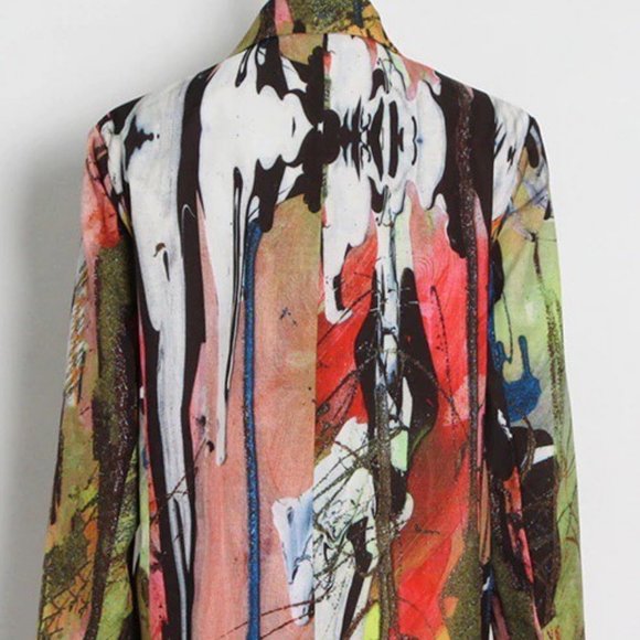 NEW MADONNA LUXE & LEATHER multi button front blazer jacket M-XL LIMITED EDITION - Picture 3 of 7